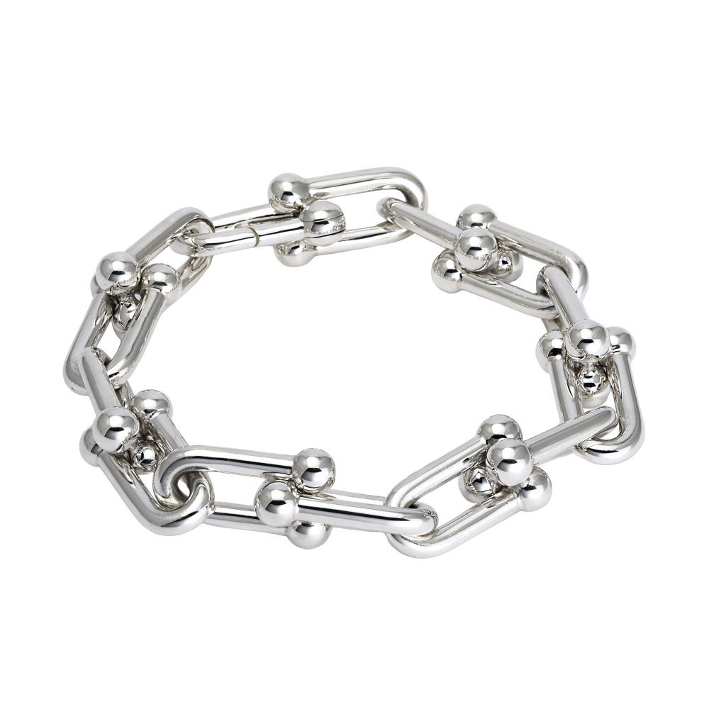Tiffany ハードウェア　ラージ リンク ブレスレット スターリングシルバ TIFFANY&Co. 新品仕上げ ティファニー ハードウェア ラージ