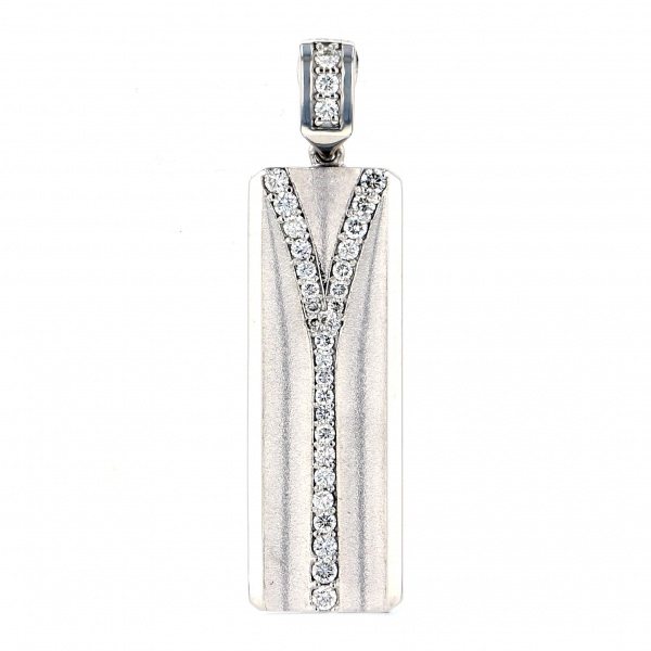 ゆきざきYukizaki ヨビコペンダントK18WG ダイヤモンド0.75ct 70163-1.jpg