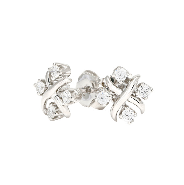 ほぼ未使用 Tiffany リン ピアス K18YG/Pt95 シュランバージェ j391384-6.jpg